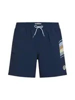 O'NEILL Plavecké šortky 'O'riginals Side Panel 16"'  modrá / tmavomodrá / svetložltá / oranžová