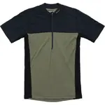 Devold LAUPAREN MERINO 190 ZIP TEE MAN Pánské funkční tričko, zelená, velikost