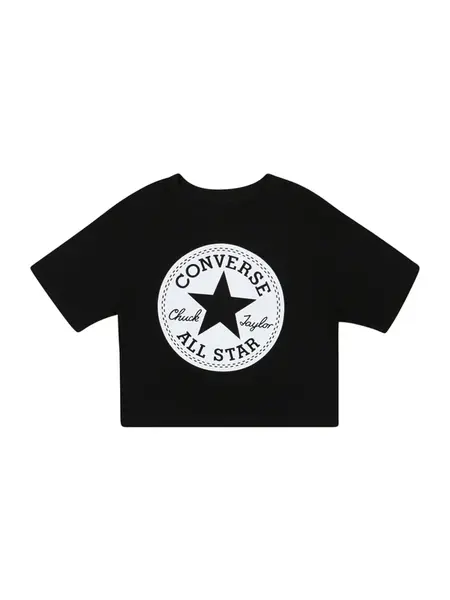CONVERSE Tričko  čierna / biela