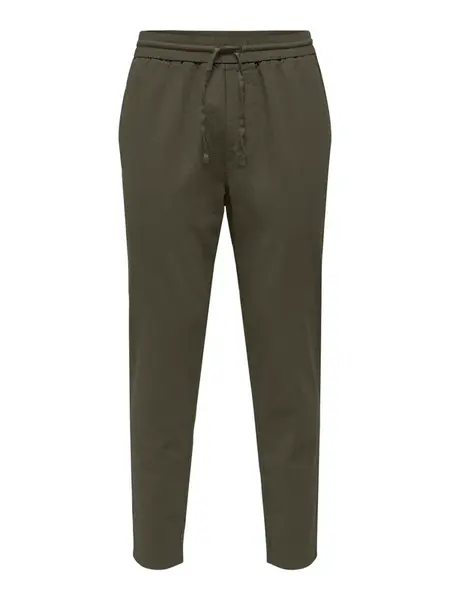 Only & Sons Nohavice 'ONSLinus'  olivová