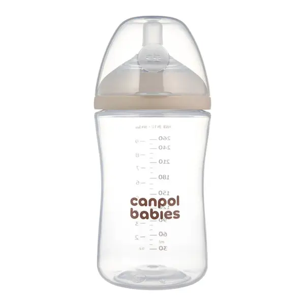 CANPOL BABIES Lahev antikoliková Natural shape 260 ml