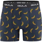 Bula PRINT BOXER Pánske bavlnené boxerky, tmavo modrá, veľkosť