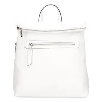 Dámský kožený batoh Italia Korra - bílá