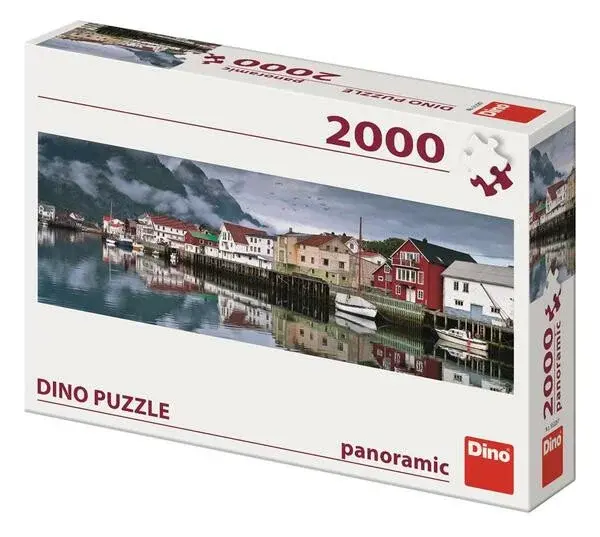 Puzzle Rybářská vesnice 2000 dílků panoramic