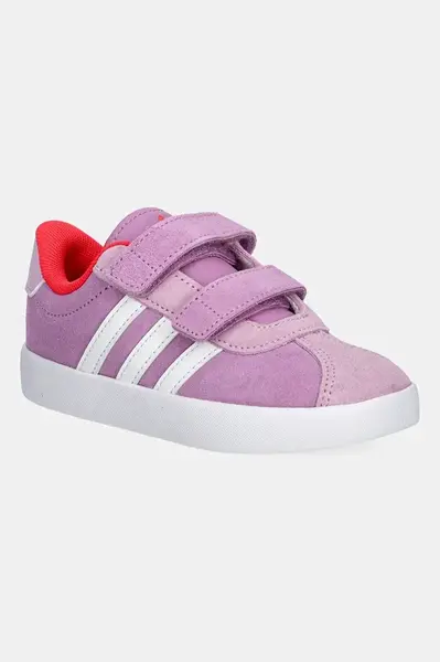 Dětské tenisky adidas VL COURT 3.0 fialová barva, JP7879