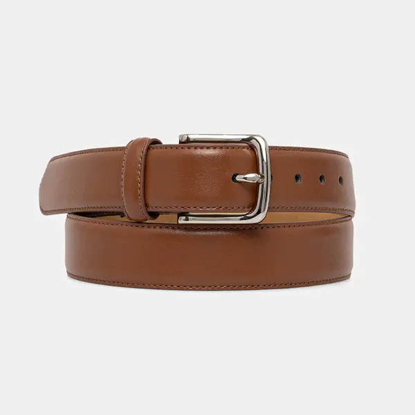 Pásek Abercrombie & Fitch pánský, hnědá barva, KI112-5037