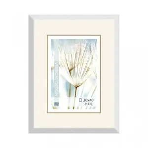 Dřevěný rám bílý Avon – 30x40cm