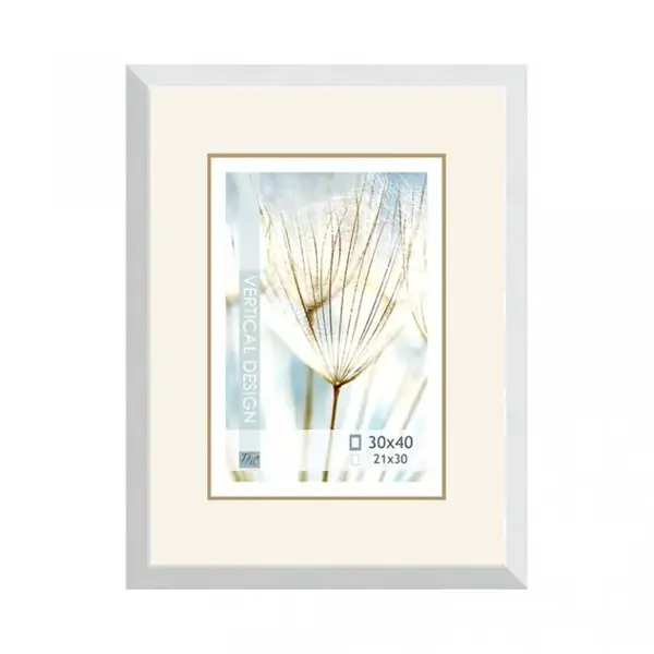 Dřevěný rám bílý Avon – 30x40cm