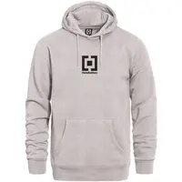 Horsefeathers HOODED SWEATSHIRT VERTICAL MID LOGO Pánska mikina, sivá, veľkosť