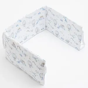 NEW BABY ROMANCE Mantinel do postýlky, bílá, velikost