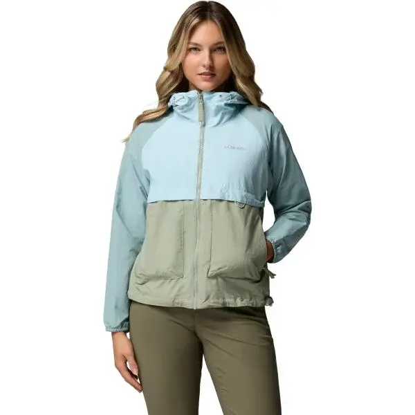Columbia SPIRE VALLEY™ WINDBREAKER Dámska outdoorová bunda, svetlomodrá, veľkosť
