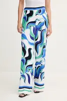 Kalhoty Joseph Ribkoff dámské, fialová barva, high waist, 252084