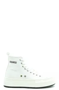 Biele vysoké tenisky Dsquared2