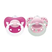 Dojčenský cumlík Signature 6-18m 2ks dievča, vel. 6-18 m