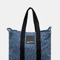 Kabelka Karl Lagerfeld Jeans modrá barva, A2W50005
