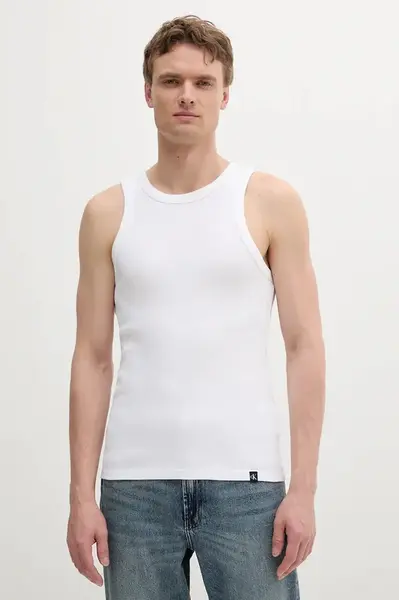 Top Calvin Klein Jeans bílá barva, J30J327269