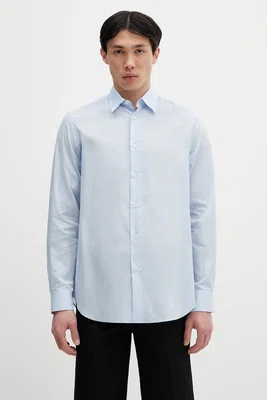 Bavlněná košile Paul Smith pánská, modrá barva, regular, s klasickým límcem, M1R-901U-P02649