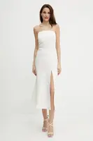 Šaty s příměsí lnu Twinset