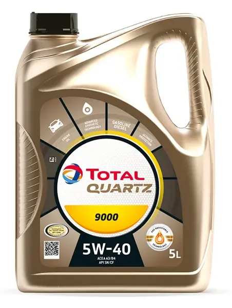 TotalEnergies Motorový olej TOTAL QUARTZ 9000 5W40, 5 l