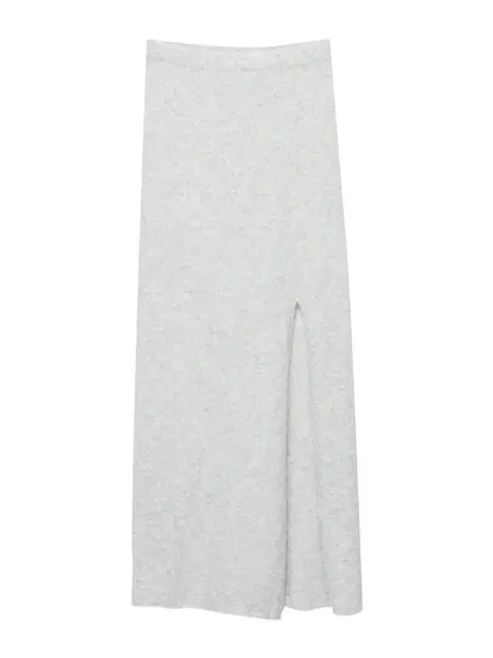 Pull&Bear Sukňa  sivá melírovaná