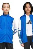 Dětská mikina adidas Performance modrá barva, vzorovaná, JD4798