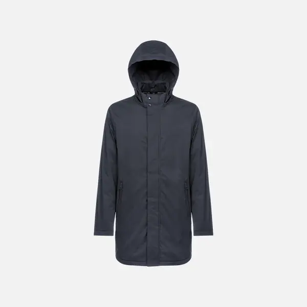 Men's Dark Blue Quilted Jacket Geox Aurelio - Men's