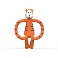 Matchstick Monkey Animal Collection zubná kefka s hryzadielkom Tiger 1 ks