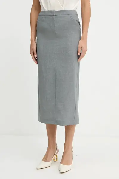 Vlněná sukně BOSS Vulera