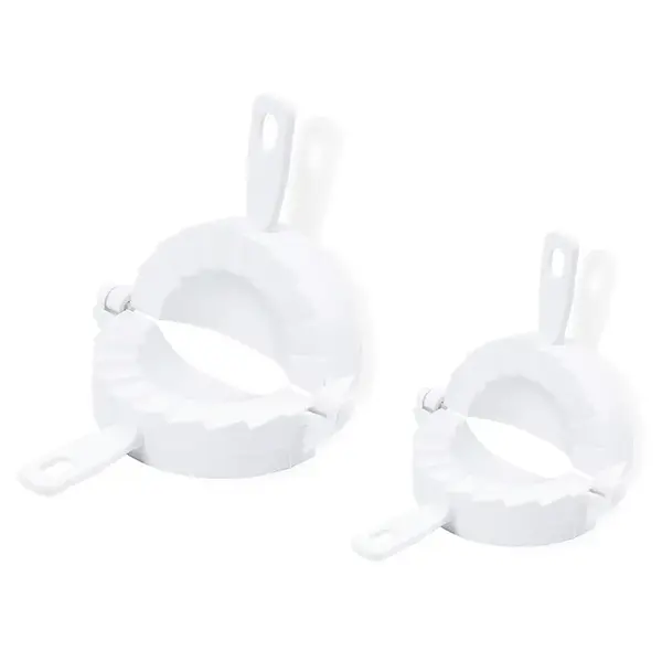 Formička na pirohy veľká a malá 5,5 cm biela