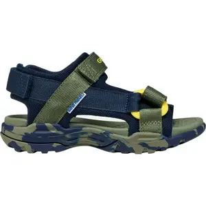 Geox J BOREALIS Chlapecké sandály, tmavě modrá, velikost