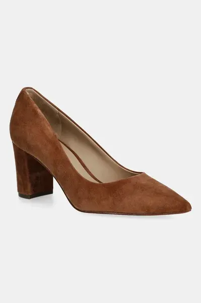 Semišové lodičky Lauren Ralph Lauren Lanette Blkh