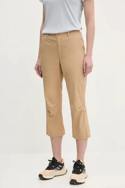 Outdoorové kalhoty Columbia Leslie Falls zelená barva, 2119173