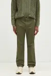 Kalhoty Paul Smith pánské, zelená barva, přiléhavé, M1R-055Z-N01934
