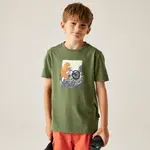 Dětské bavlněné tričko dare2b trailblazer iii zelená 110-116