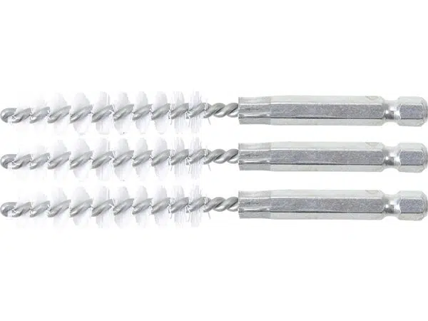 BGS Technic BGS 3078-10-N Nylonové kartáče pr. 10 mm, upínání 1/4", 3 ks (Sada BGS 3078)
