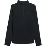 4F FLEECE UNDERWEAR Pánská mikina, černá, velikost