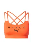 PUMA Športová podprsenka 'Hyrox Move'  oranžovo červená / čierna
