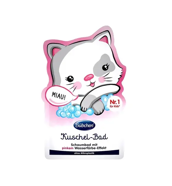 Bübchen Kids Koupel s růžovou pěnou Koťátko 40 ml