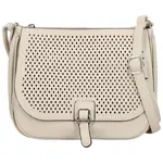 Stylová dámská koženková crossbody kabelka Kajla, béžová