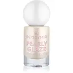 essence PEARLY GLAZE trblietavý lak na nechty mini odtieň 16 5 ml