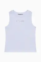 Dětský top Patrizia Pepe FF50 bílá barva, 7M0813