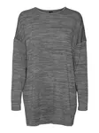 VERO MODA Tričko 'KATIE'  sivá melírovaná