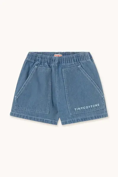 Dětské bavlněné šortky Tinycottons GRAPHIC DENIM SHORT