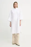 Bavlněné šaty Day Birger et Mikkelsen Ambre béžová barva, mini, oversize, DAY65243644