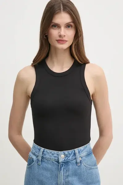 Top Calvin Klein Jeans dámský, černá barva, J20J225315