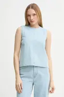 Džínový top 2NDDAY Citrine- modrá barva, 2251737964