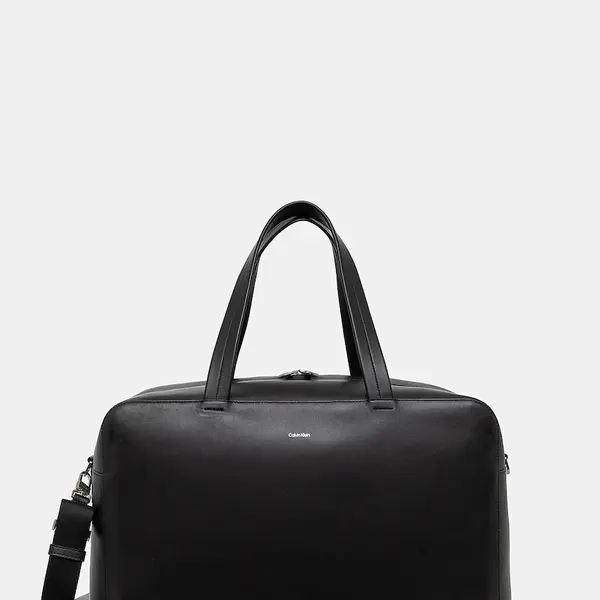 Kožená taška Calvin Klein černá barva, K50K512931