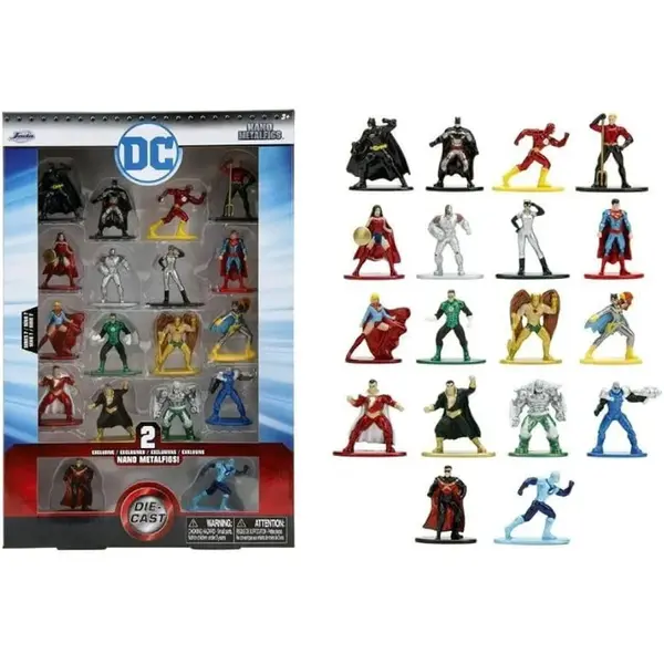 Kovové zberateľské figúrky DC 18 ks séria 7