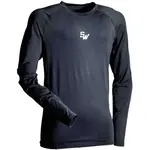 SHERWOOD CLIMA PLUS COMPRESSION SR Triko s dlouhým rukávem, černá, velikost