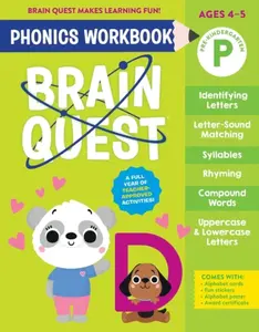 Brain Quest Phonics Workbook: Pre-Kindergarten - Workman Publishing